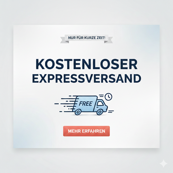 Kostenloser Expressversand (3-5 Werktage)